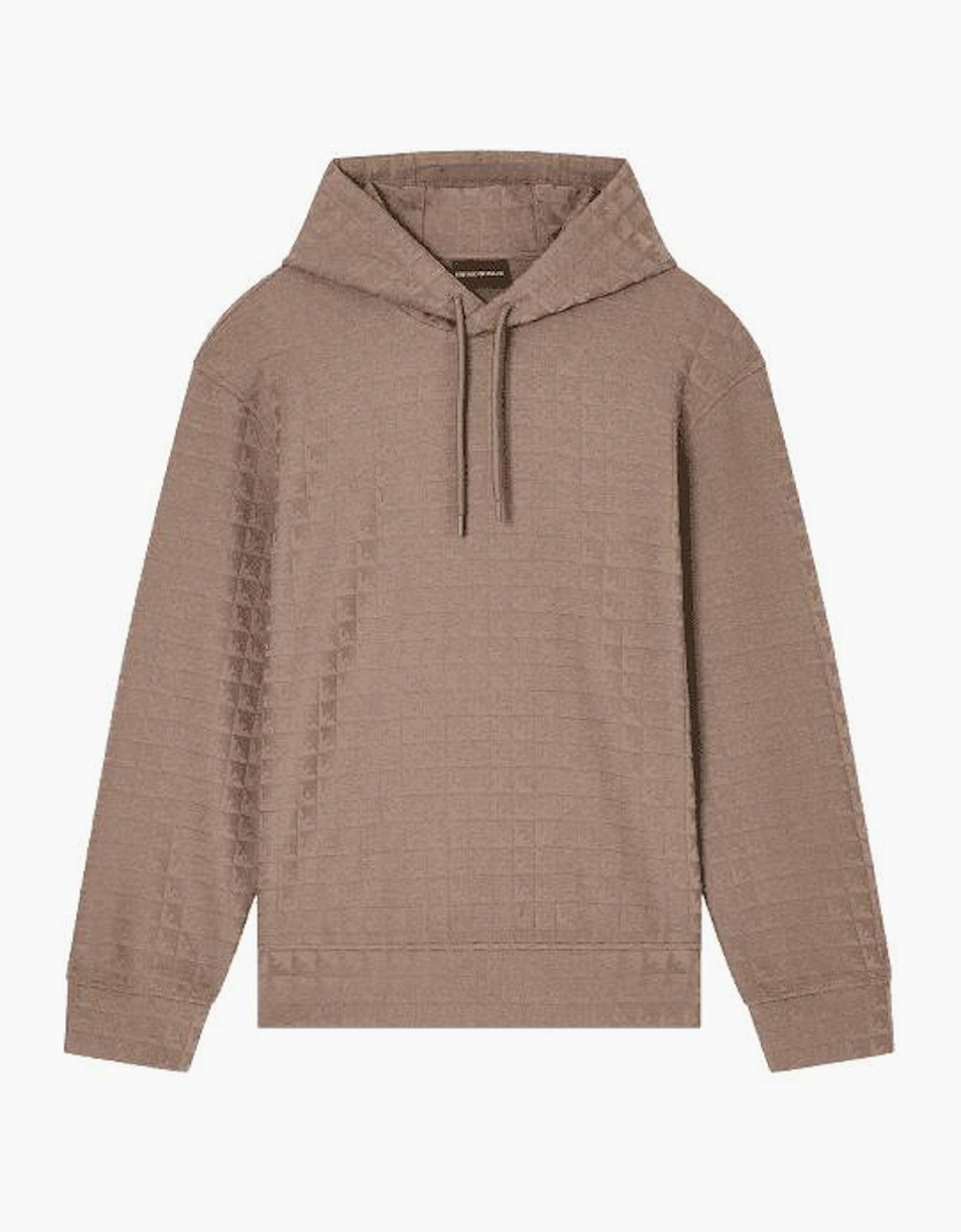 ASV Allover Logo Beige Pullover Hoodie