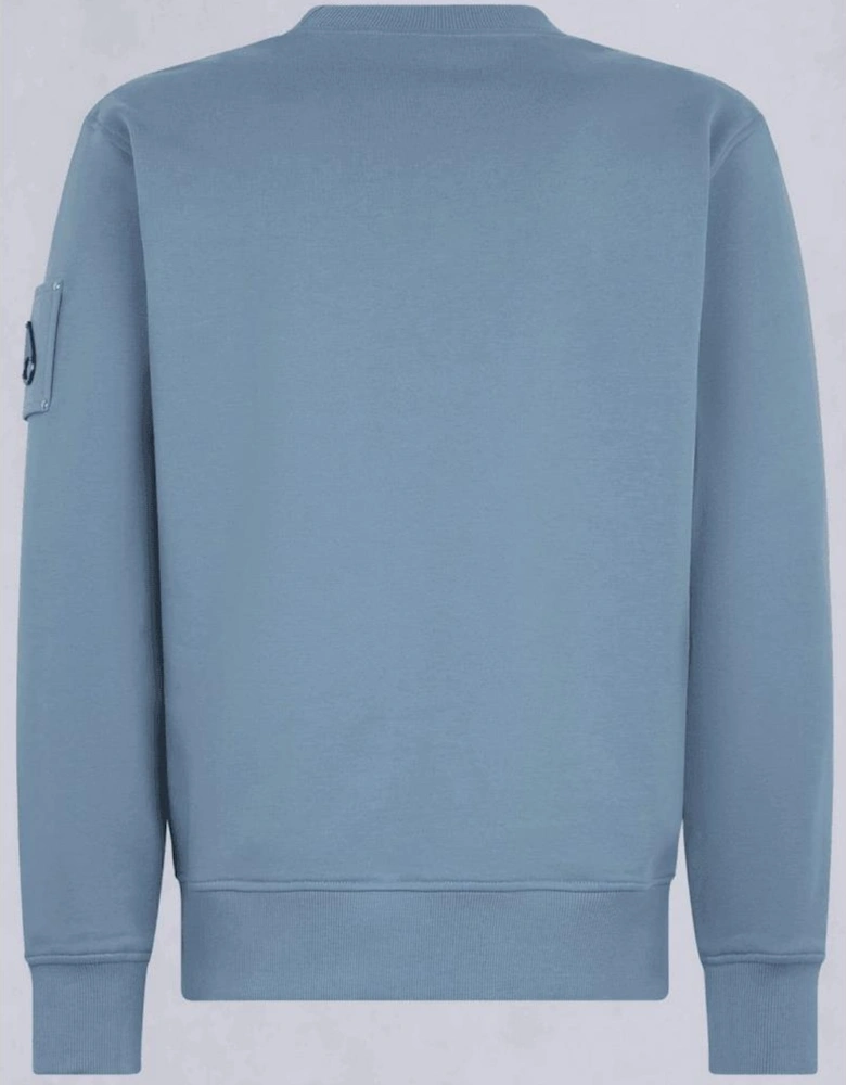 Hartsfield Pullover Sea Blue Sweatshirt