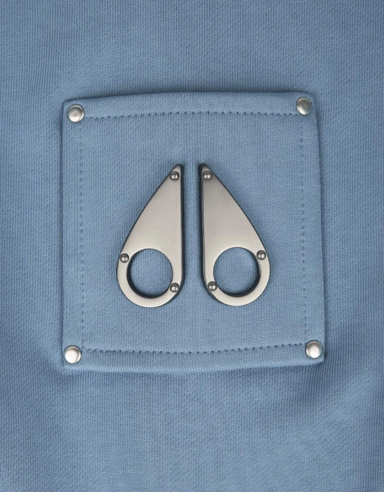 Hartsfield Pullover Sea Blue Sweatshirt
