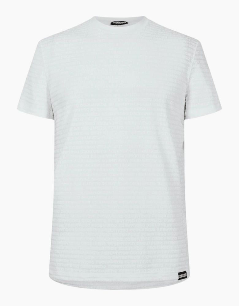 All Over Logo White T-Shirt