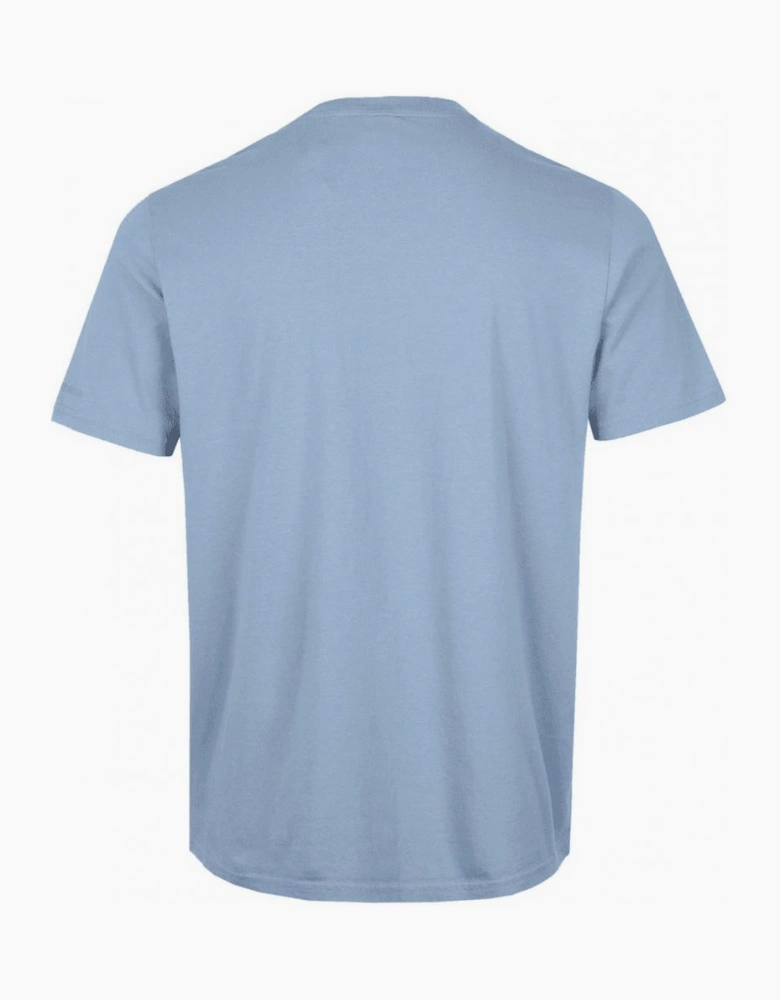 Duluth Embroidered Logo Regular Fit Blue T-Shirt