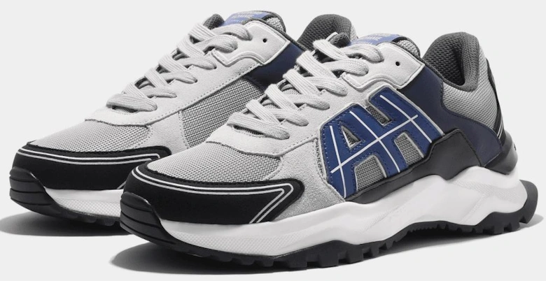 AH ONE Blue/Grey Runner Sneaker