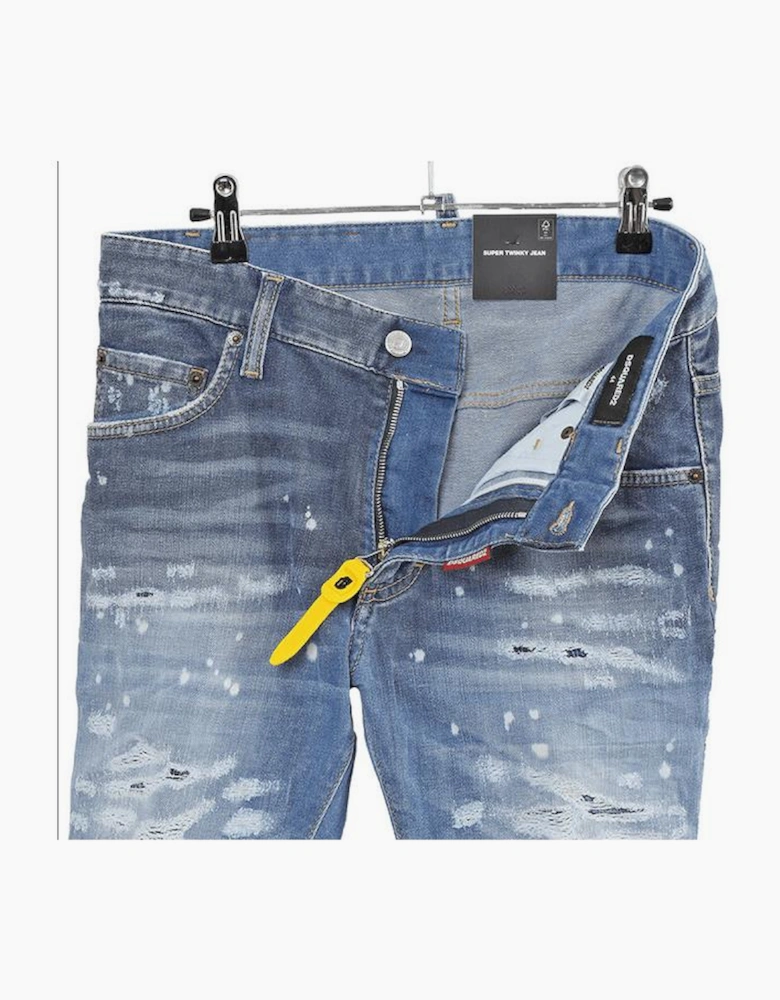 Cotton Light Blue Wash Super Twinky Jeans
