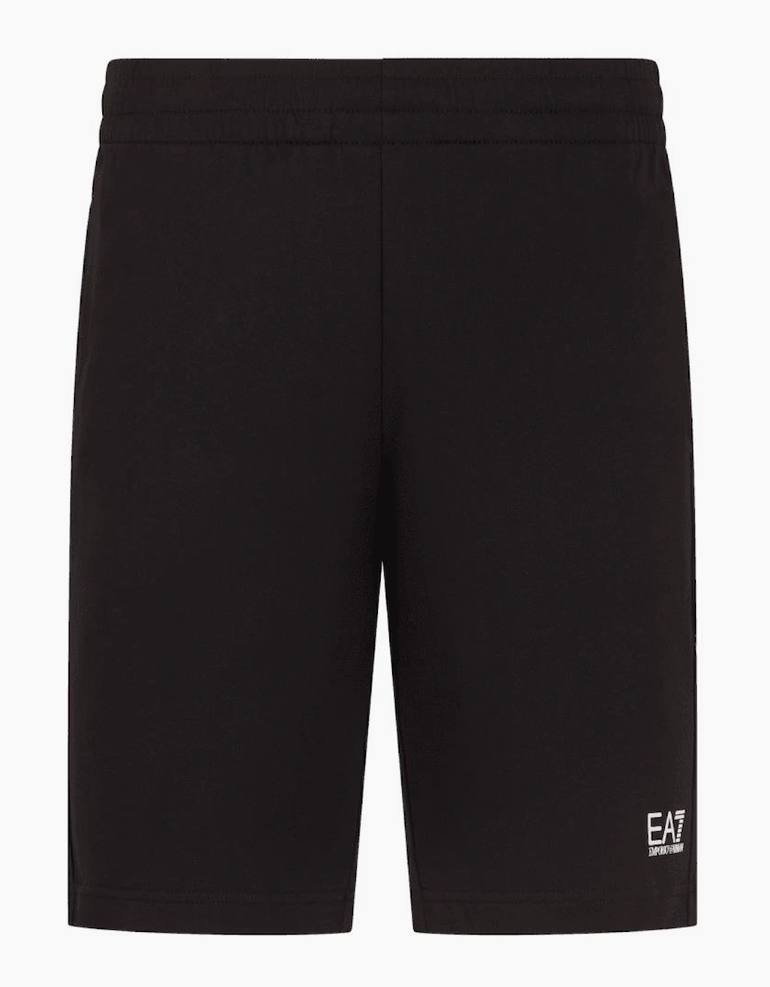 Core Id Black/White Cotton Shorts