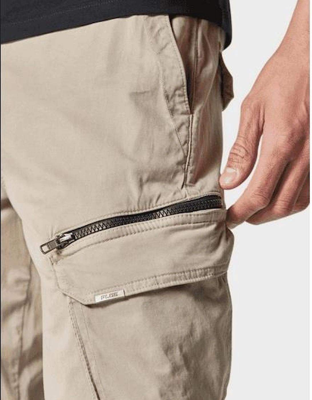 Bonetti Beige Slim Fit Cargo Pants