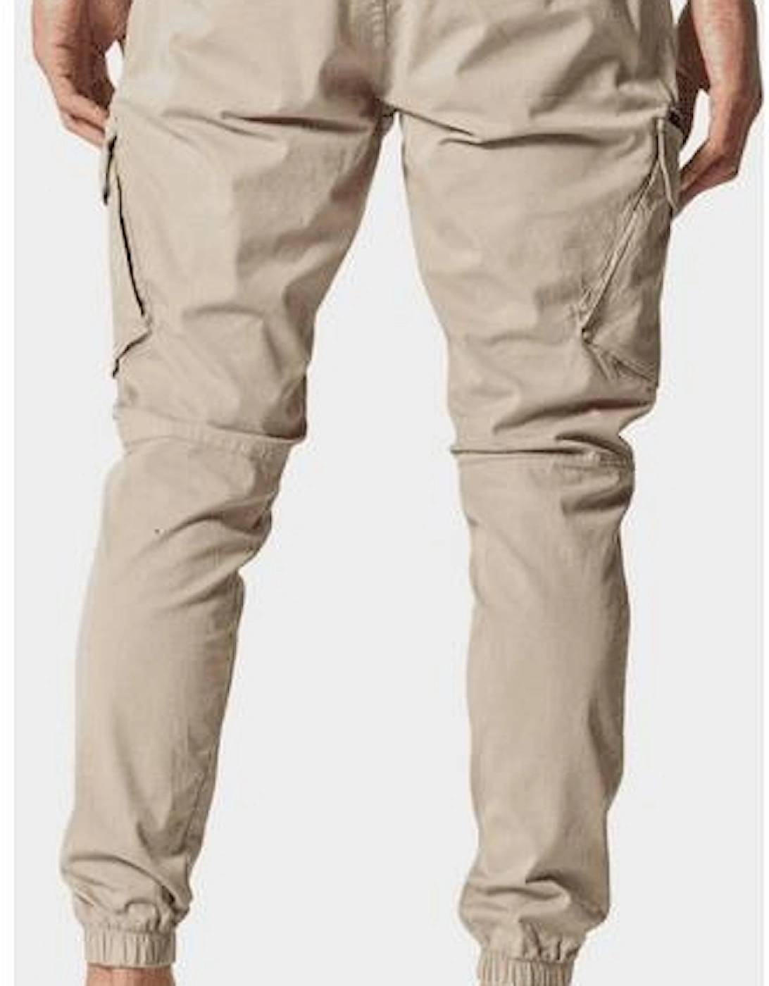 Bonetti Beige Slim Fit Cargo Pants