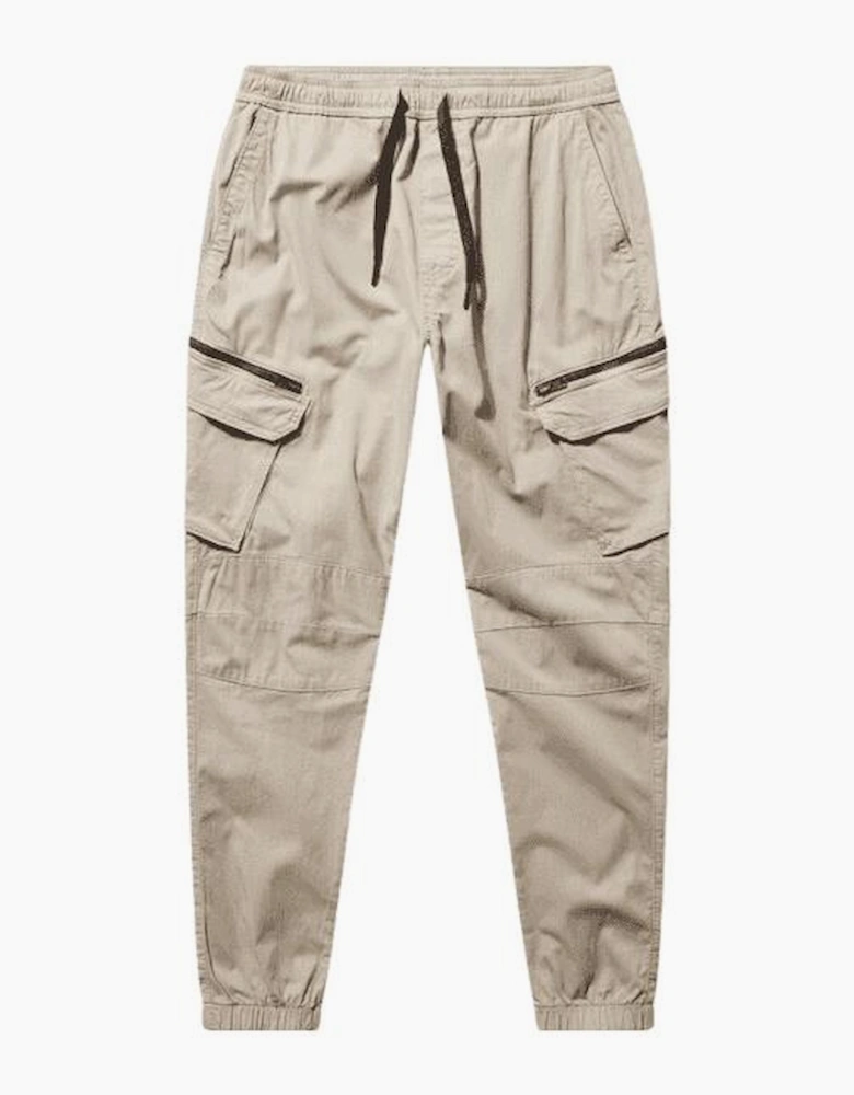 Bonetti Beige Slim Fit Cargo Pants