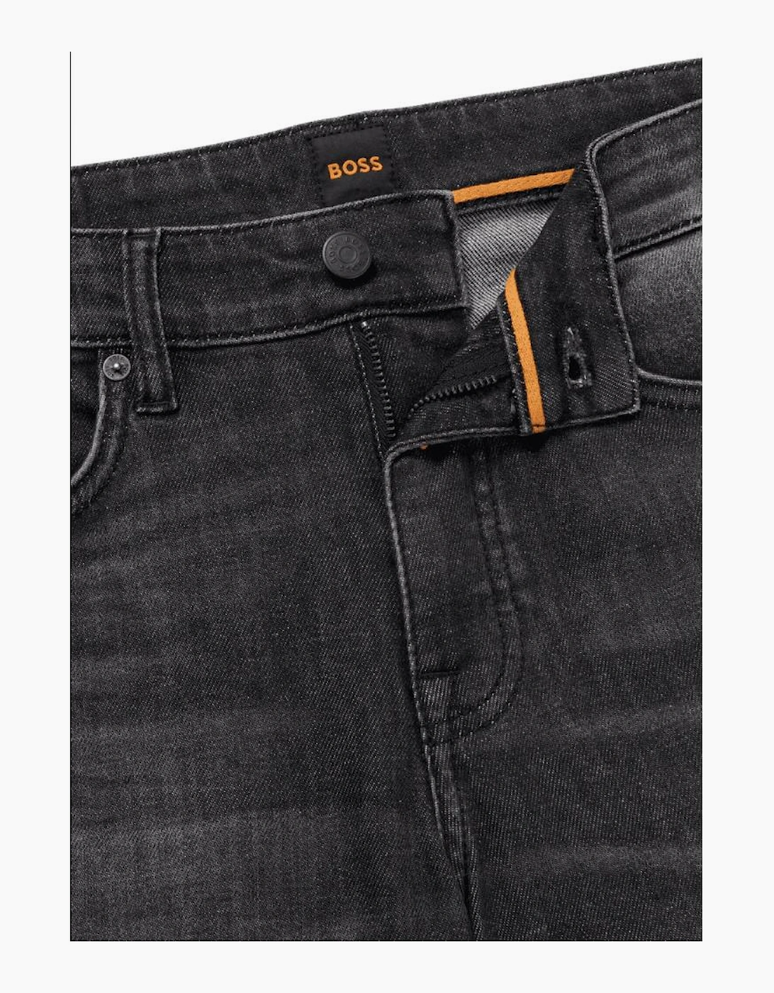 Delaware Regular Rise Slim Fit Dark Grey Jeans