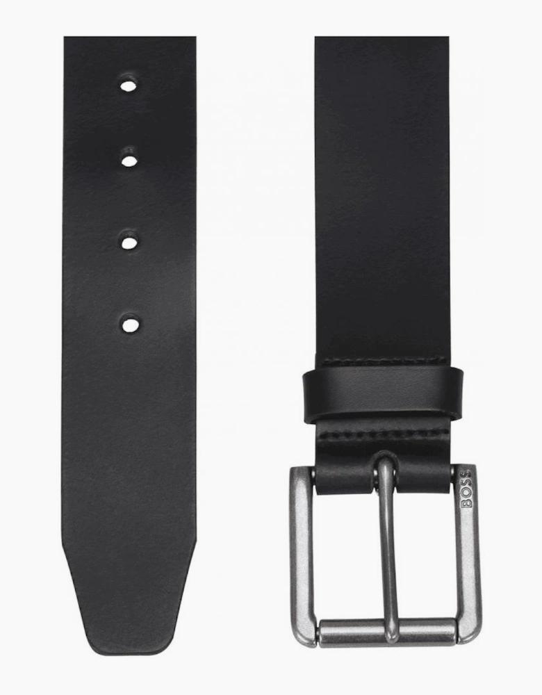 Joris Black Leather Belt