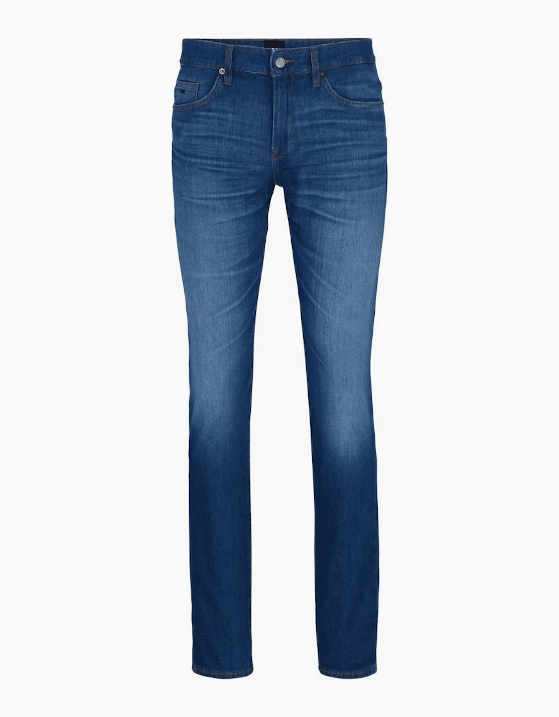Delaware3-1 Cotton Slim Fit Mid Wash Blue Jeans