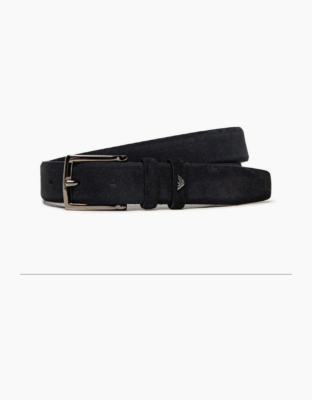 Suede Black Belt