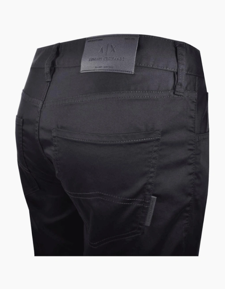 Extra Slim Fit 5-Pocket Navy Gabardine Jeans