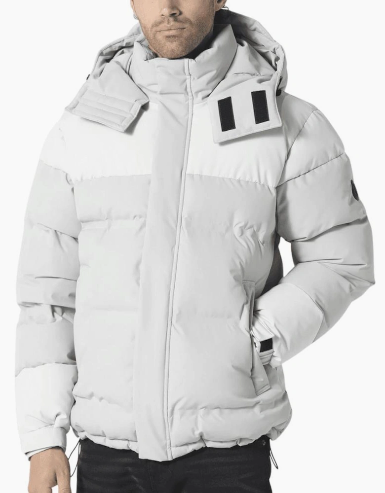 Roxton Light Grey Puffer Jacket