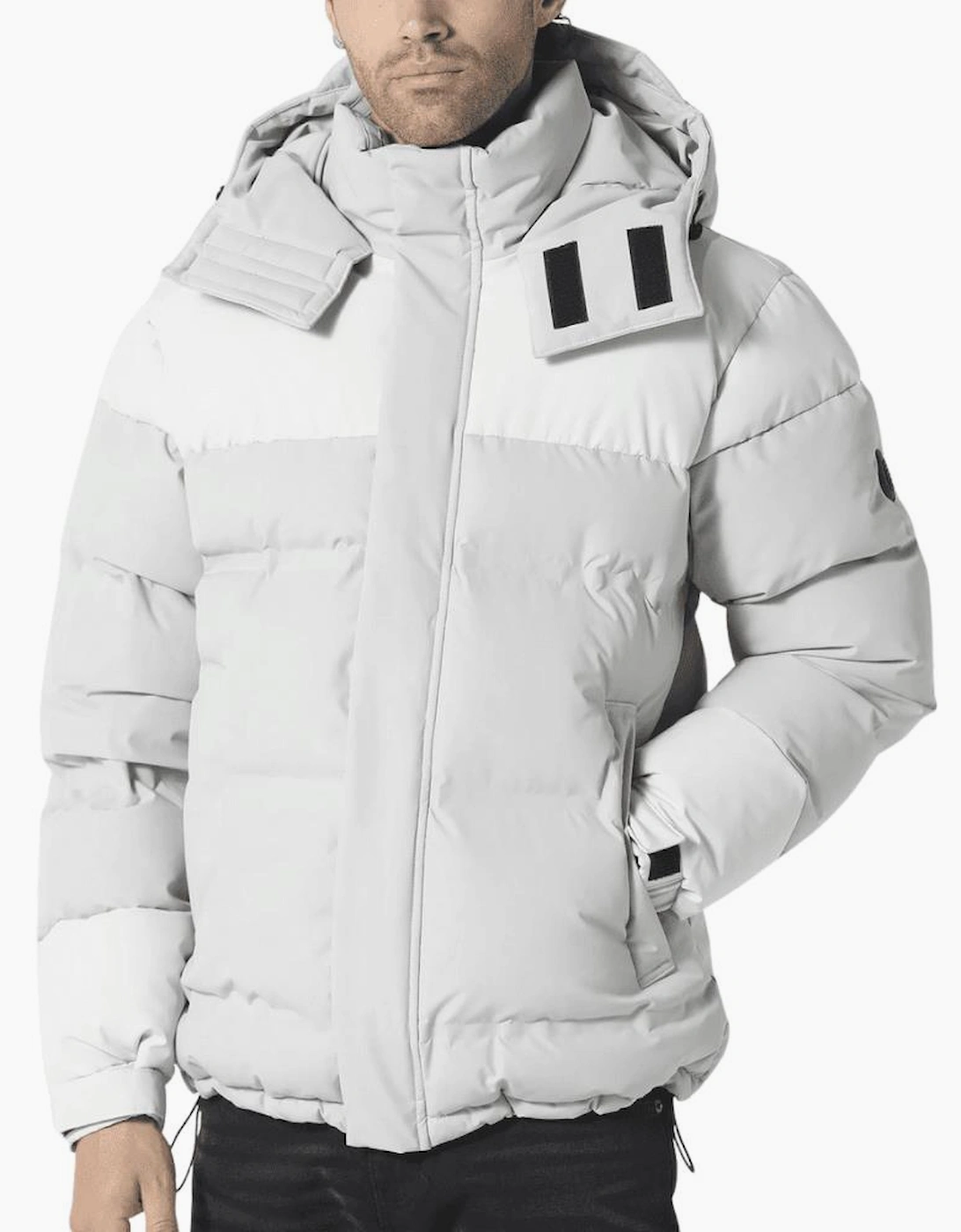 Roxton Light Grey Puffer Jacket