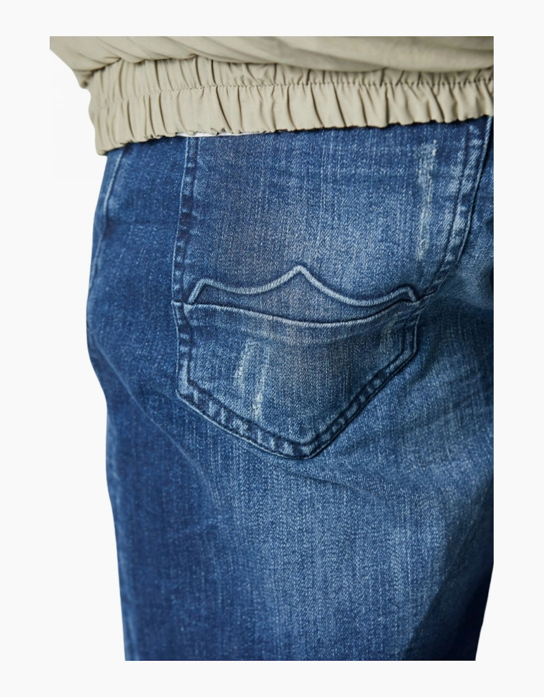 Major Tapered Fit Blue Jeans