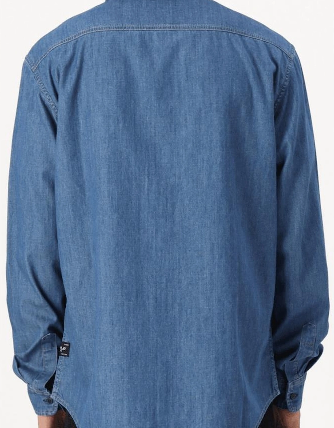 Mid Wash Blue Denim Shirt