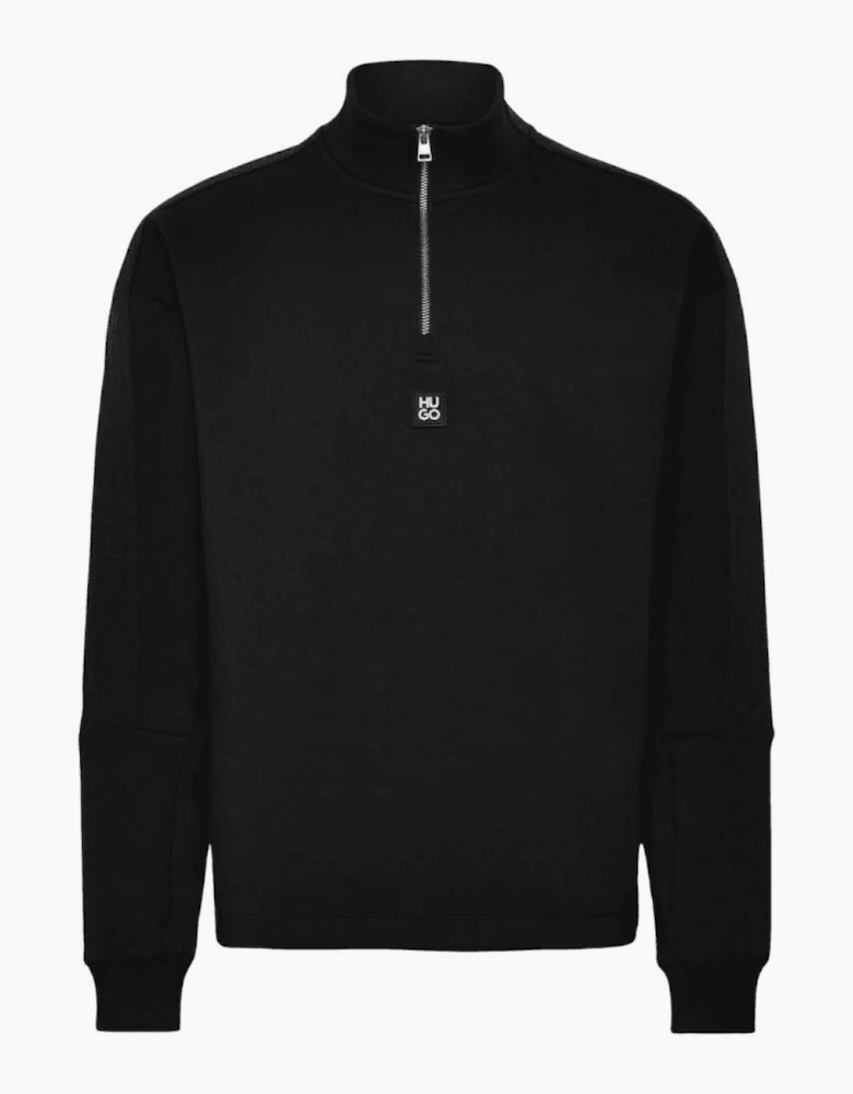 Danovotop Black Quarter Zip Sweatshirt