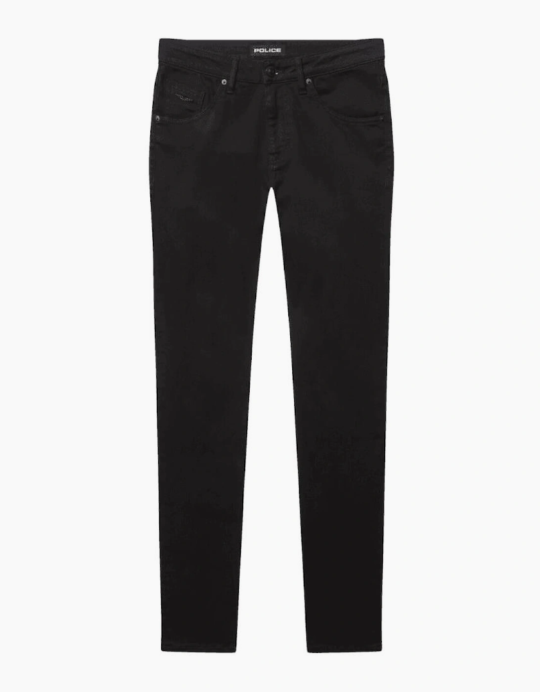 Deniro Slim Fit Active Flex Black Jeans