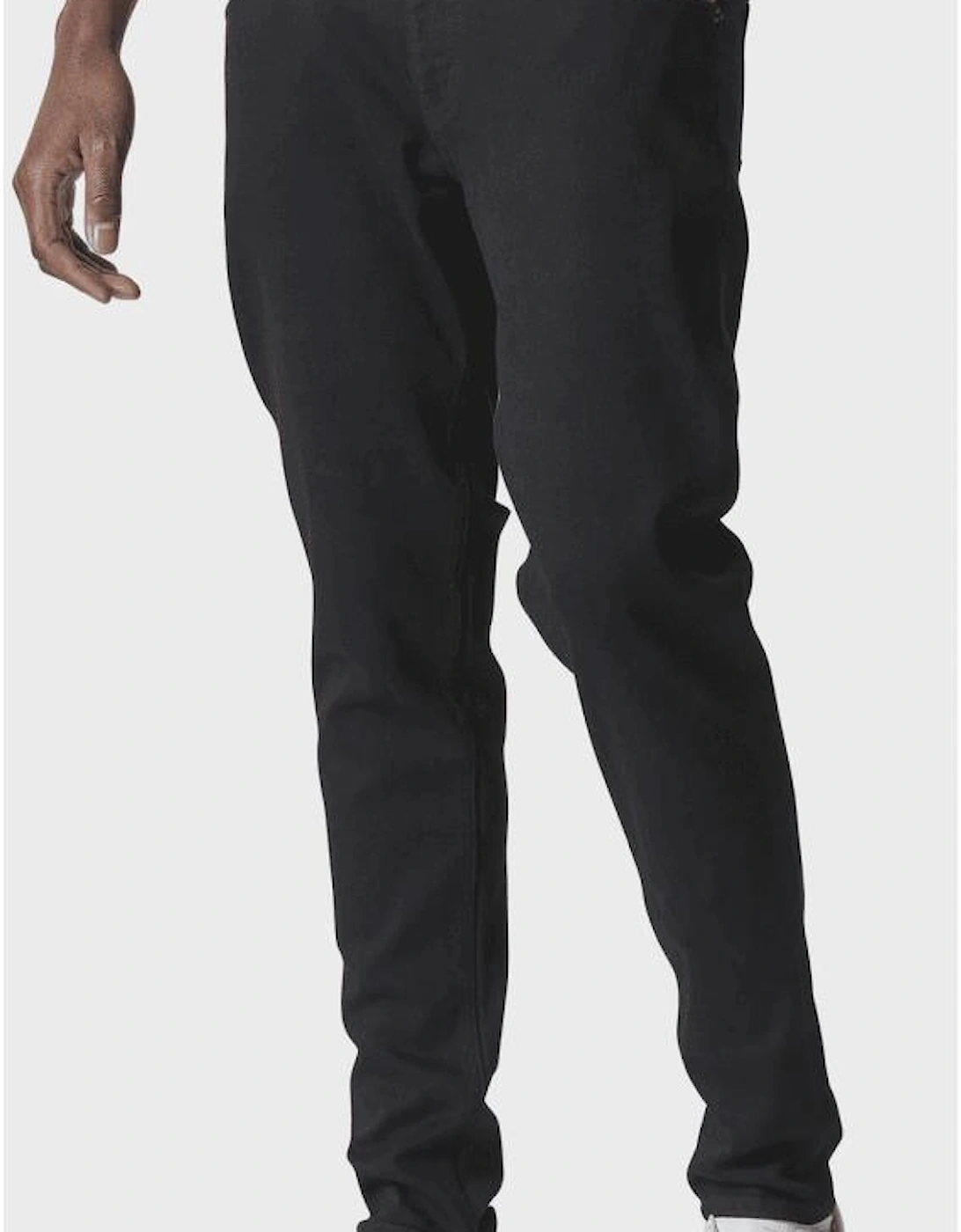 Deniro Slim Fit Active Flex Black Jeans