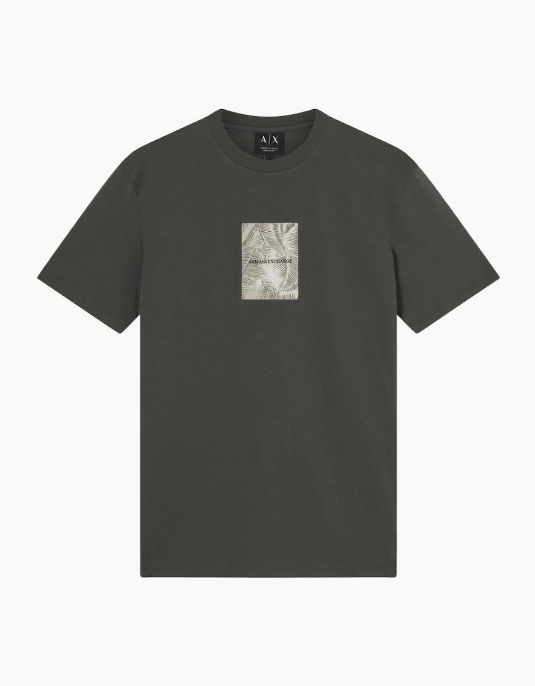 Regular Fit Leaf Logo Green T-Shirt