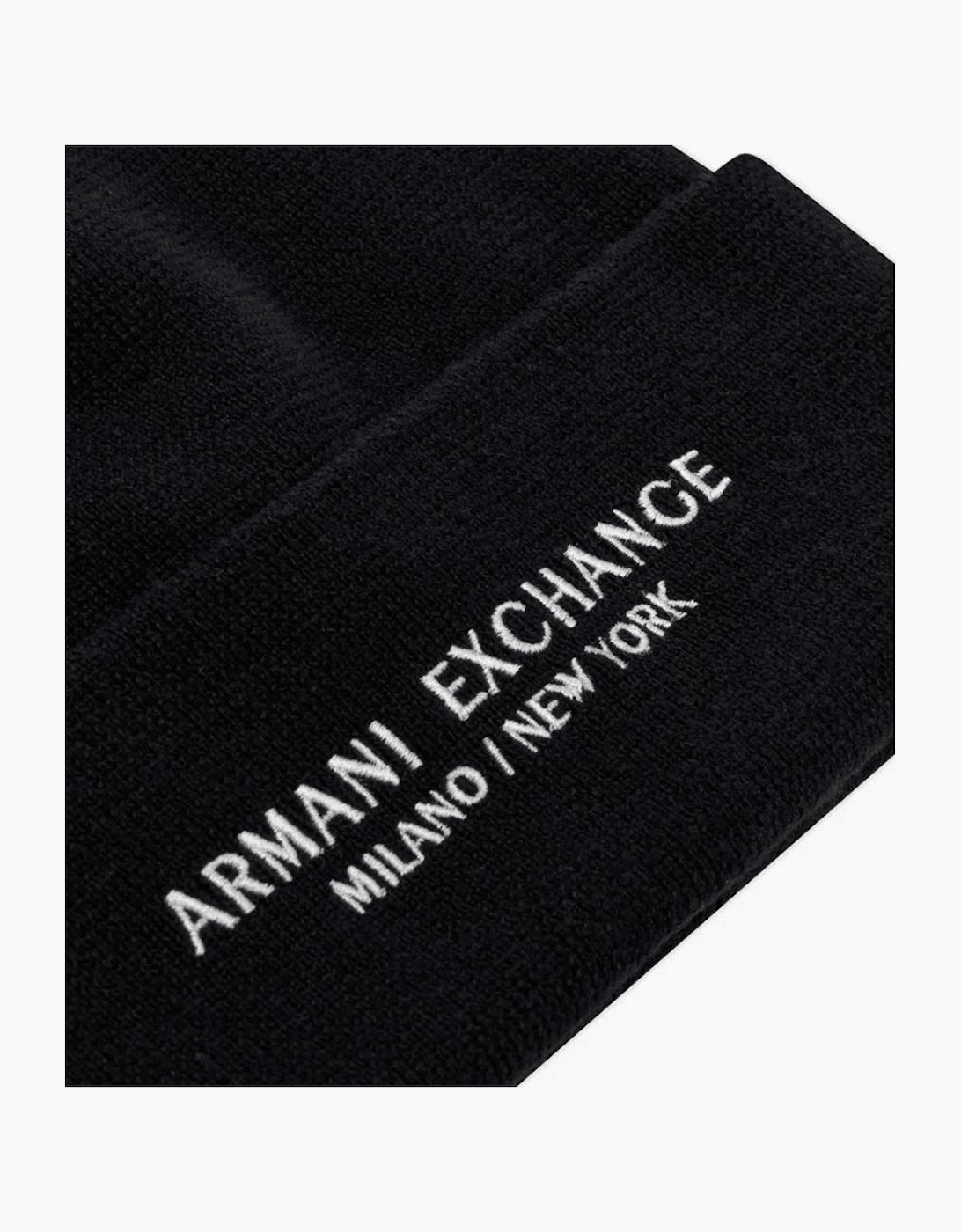 Embroidered Logo Thick Beanie Hat