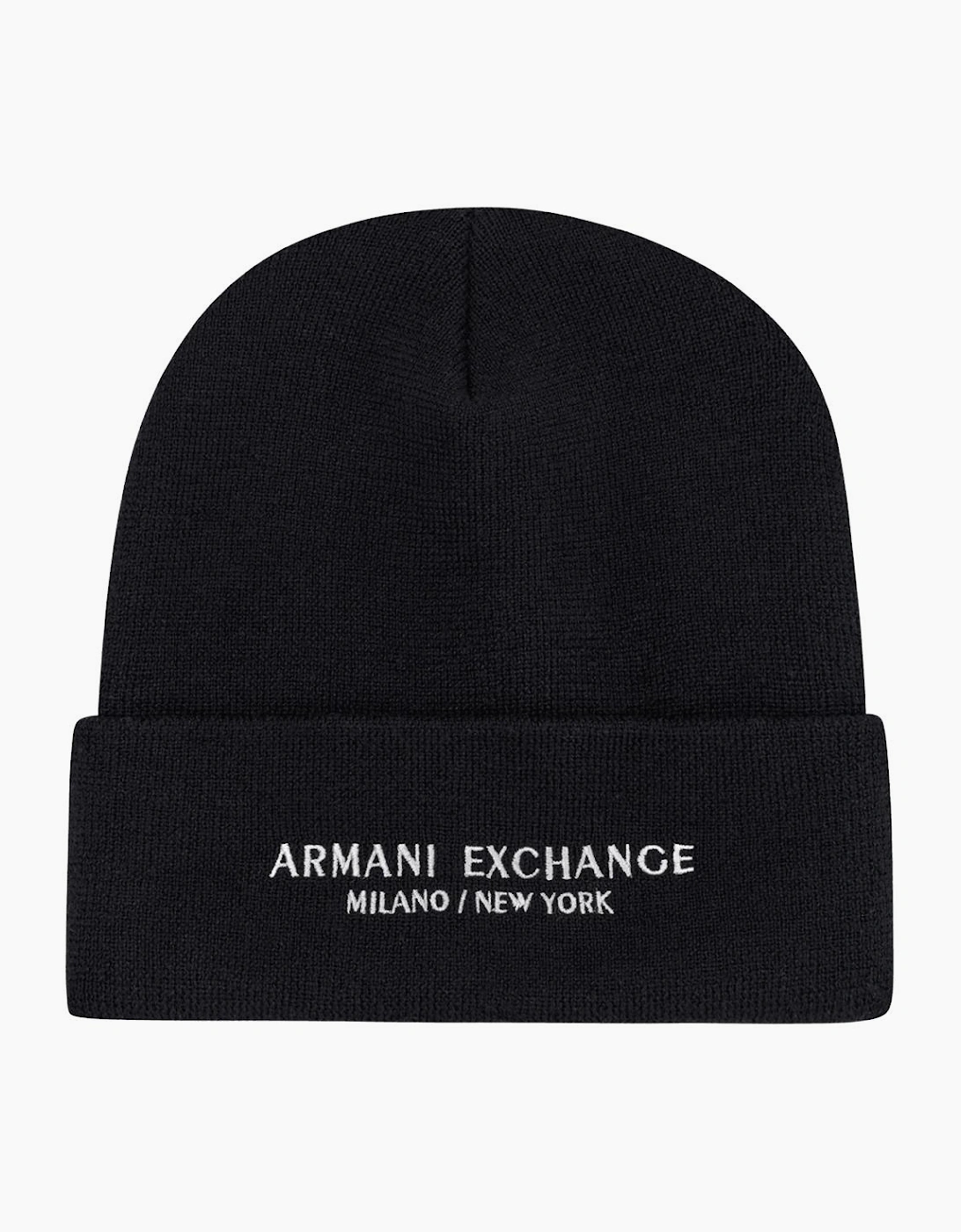Embroidered Logo Thick Beanie Hat