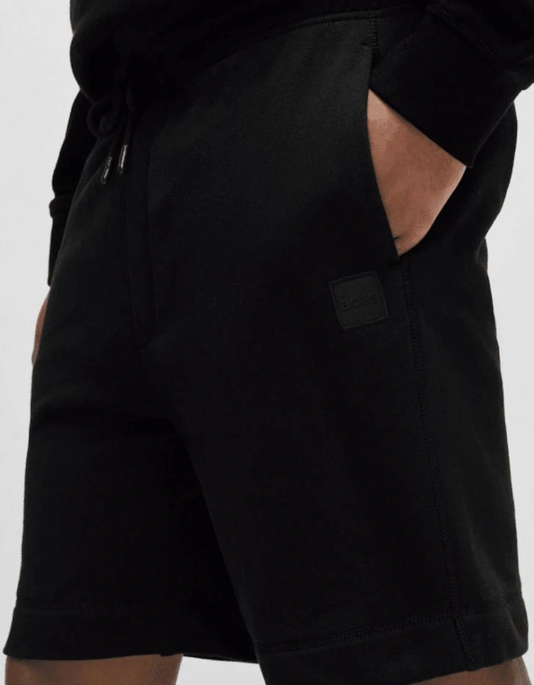 Sewalk Cotton Regular Fit Black Shorts