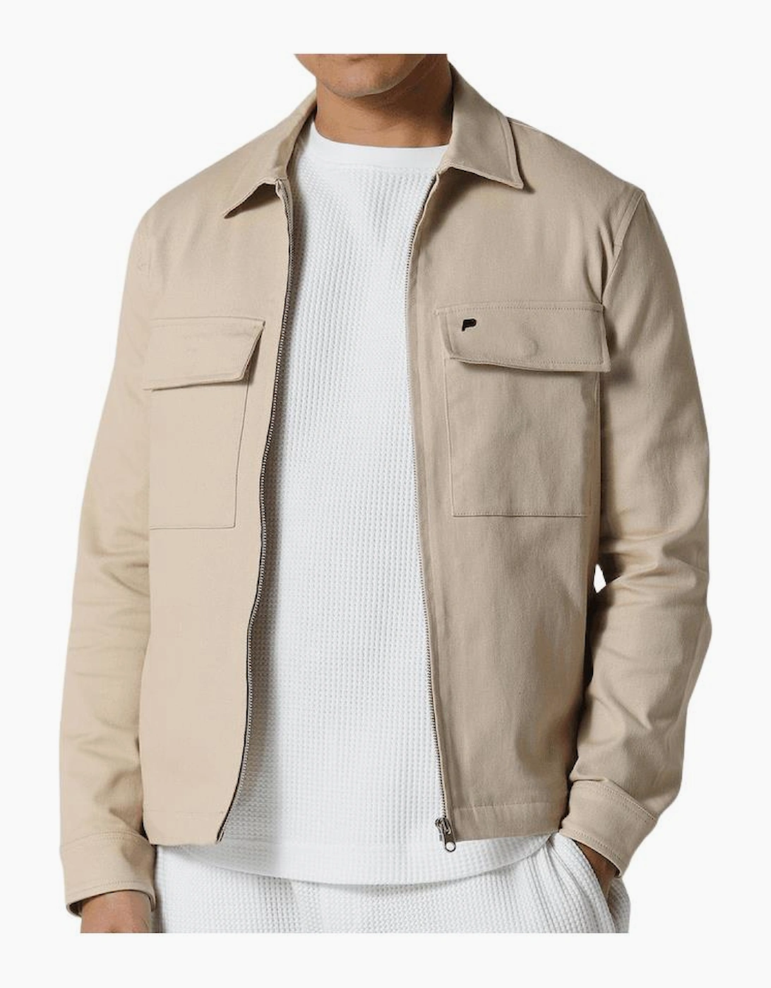 Clearlake Cotton Beige Overshirt