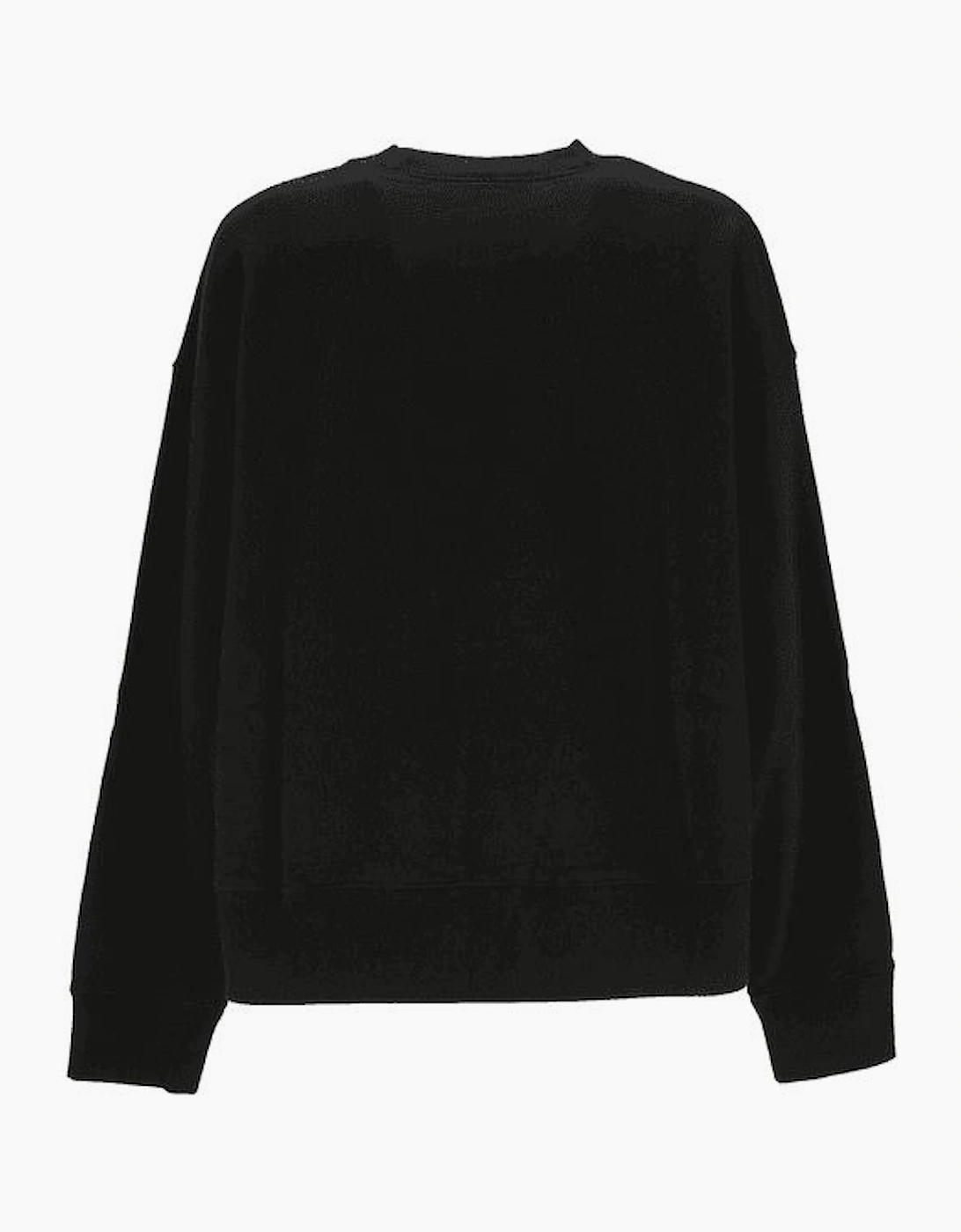 Spray Yellow Star Logo Black Sweatshirt