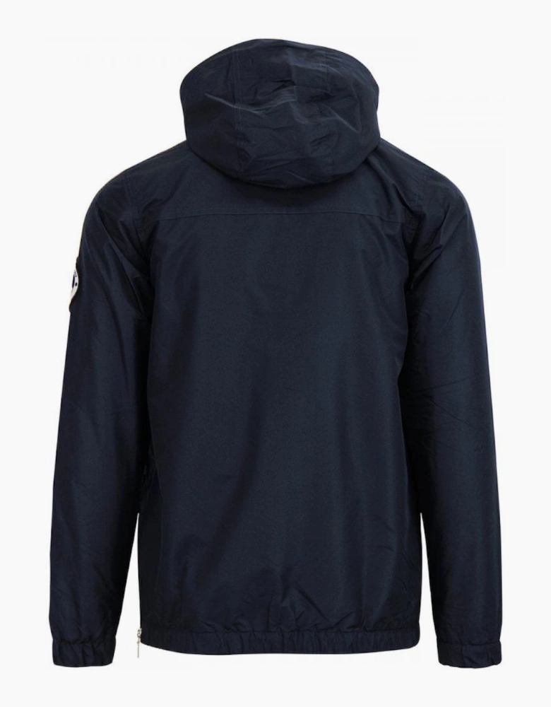 Mont 2 Oh Half Zip Hooded Kangaroo Navy Jacket