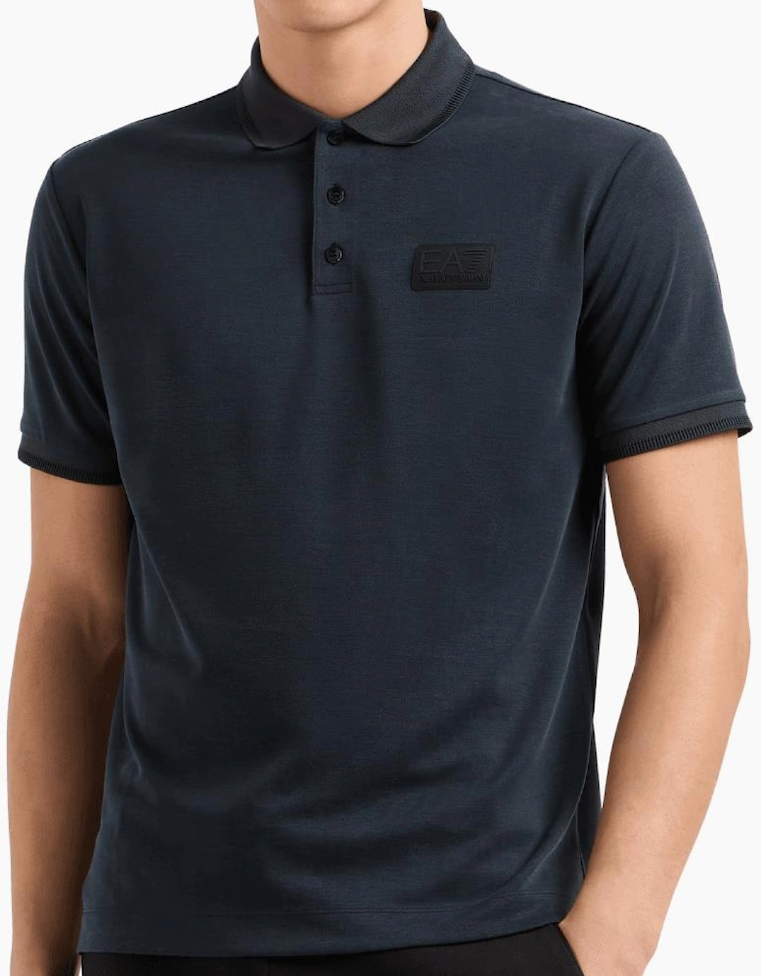 Lux Cotton Ink Blue Polo Shirt