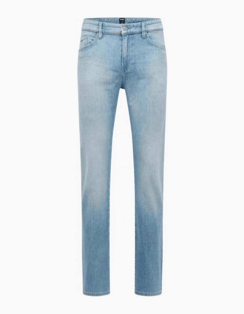Deleware3-1 Slim Fit Light Wash Blue Jeans