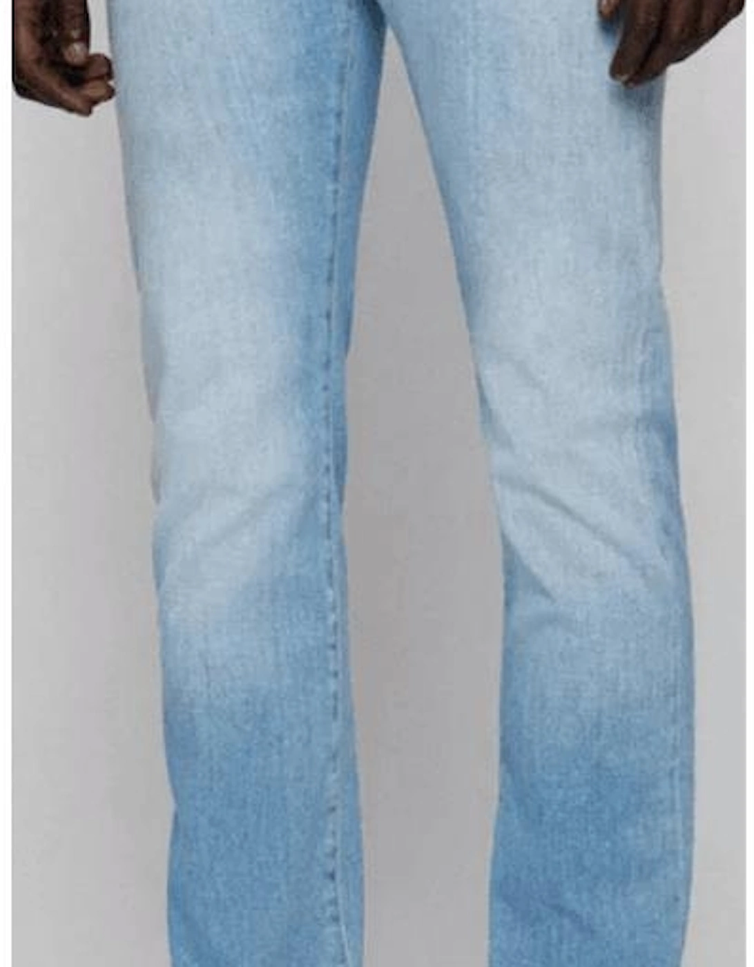 Deleware3-1 Slim Fit Light Wash Blue Jeans