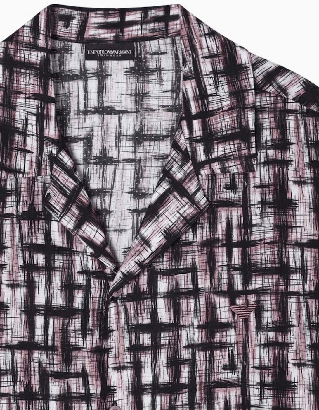 Woven Camo Shirt Set
