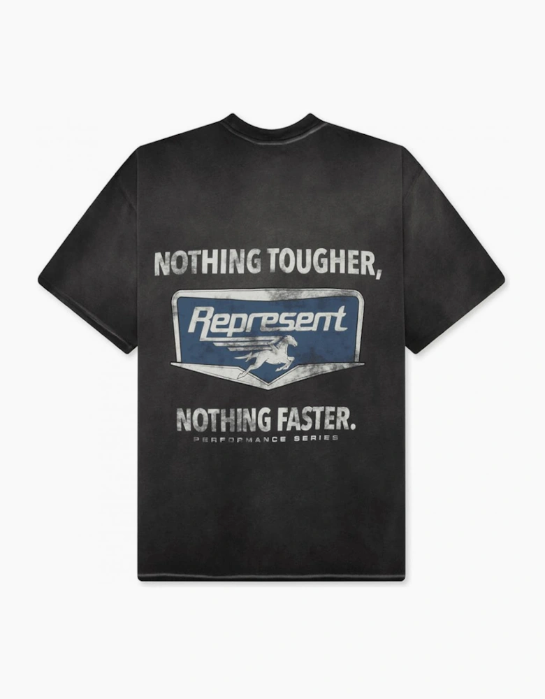Nothing Faster Graphic Oversized Black T-Shirt