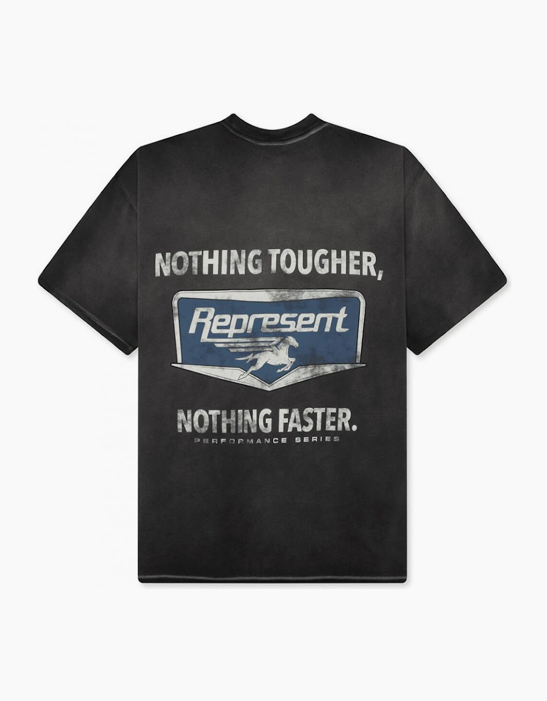 Nothing Faster Graphic Oversized Black T-Shirt