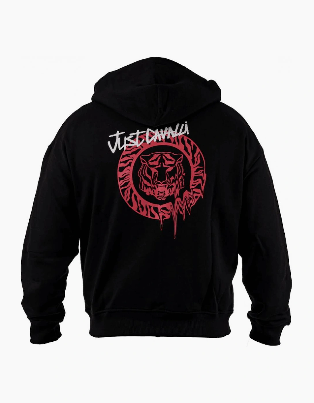 Dripping Logo Zip Up Black Tracksuit