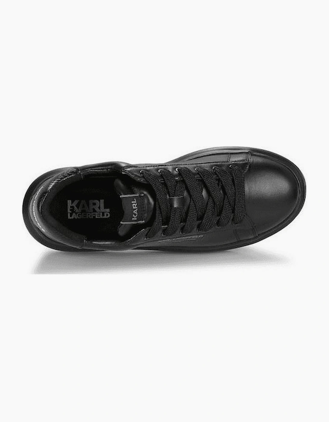 Python Tab Leather Black Sneaker Trainer