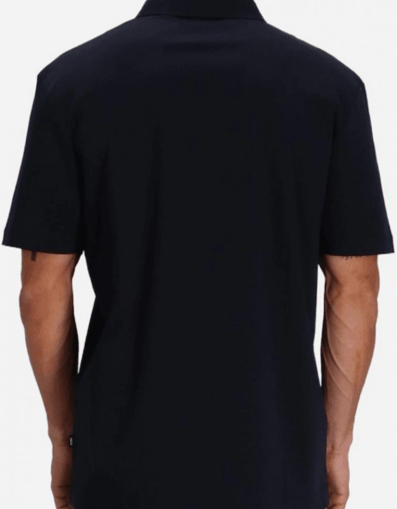 C-Parris 01 Navy Mercerised Polo Shirt