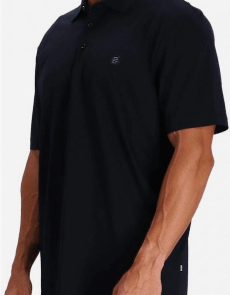 C-Parris 01 Navy Mercerised Polo Shirt