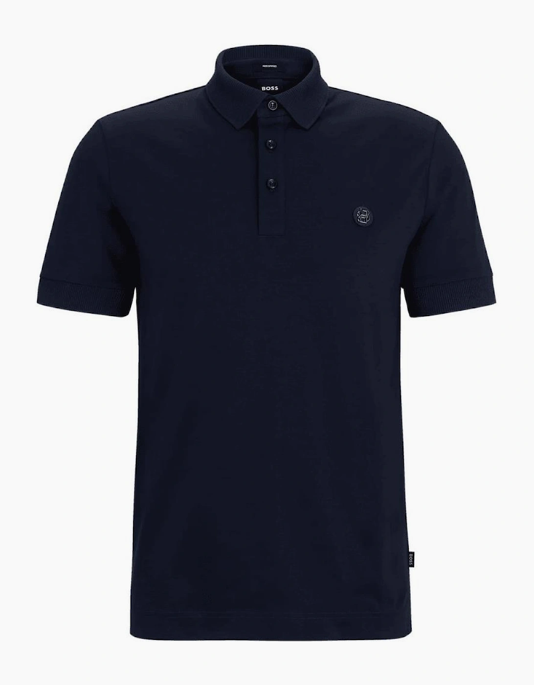 C-Parris 01 Navy Mercerised Polo Shirt