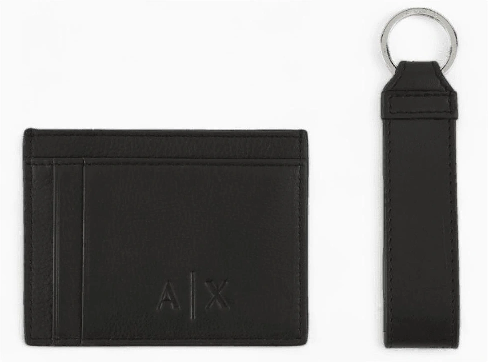 Embossed Logo Cardholder Gift Set