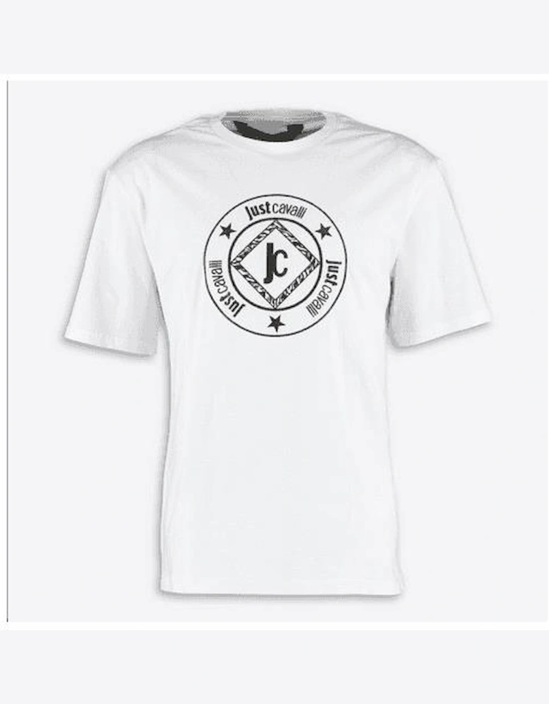 Cotton Ring Logo White T-Shirt