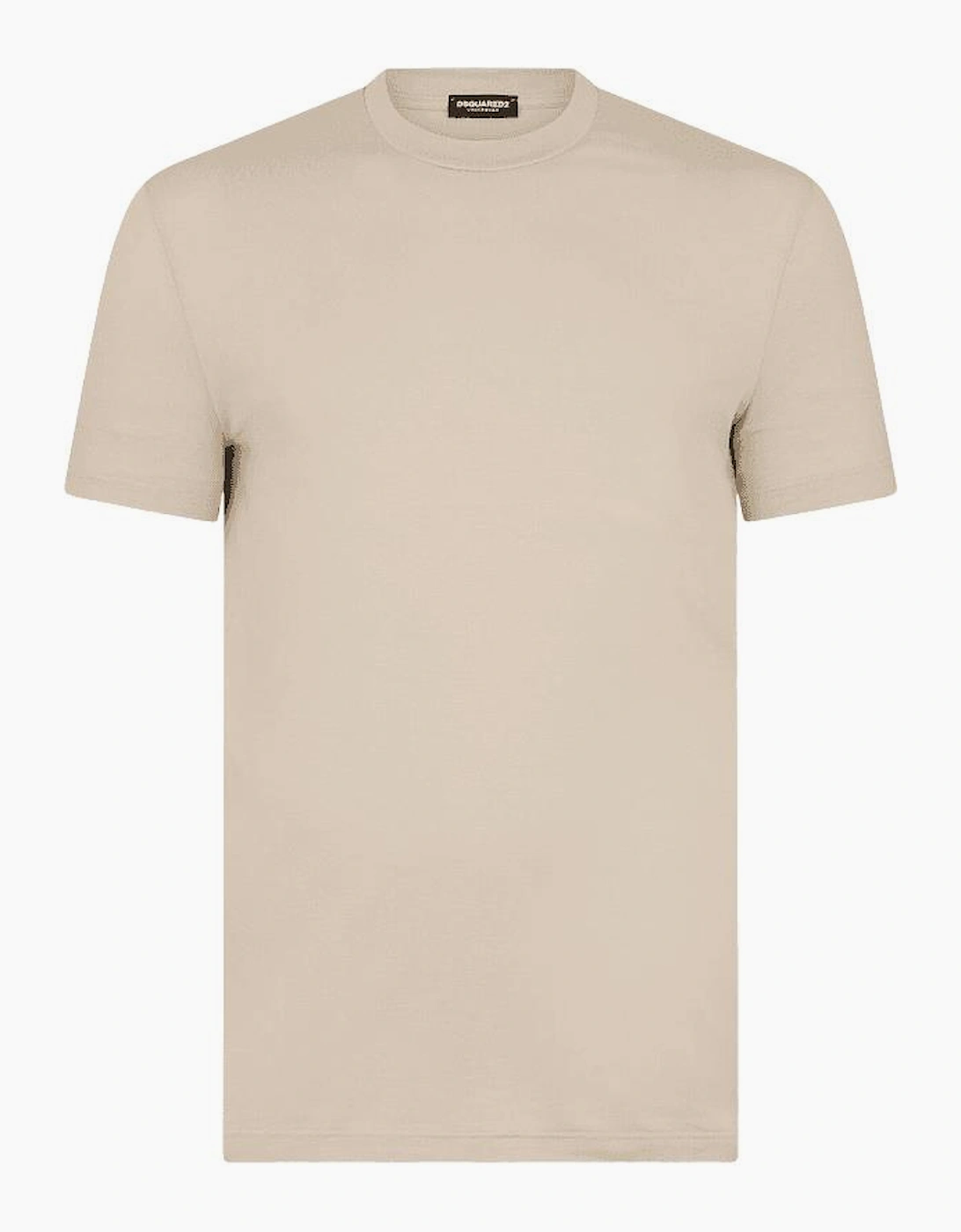 Dsquared2 Dsquared2 Men's Heritage Patch Logo Beige T-Shirt - Cream