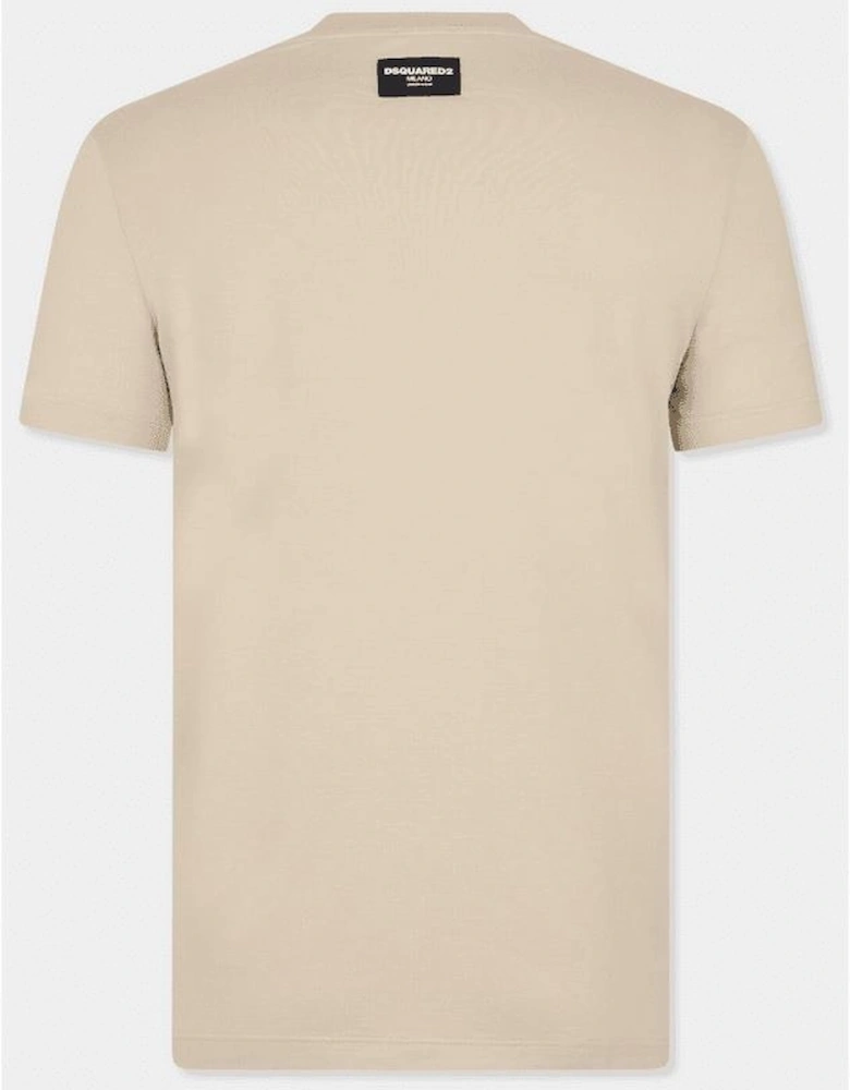 Heritage Patch Logo Beige T-Shirt