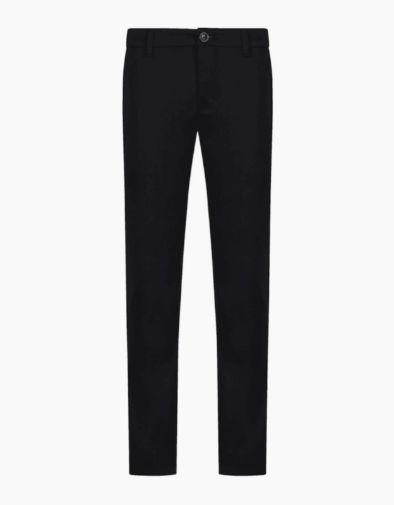 Slim Fit Black Chino Trouser