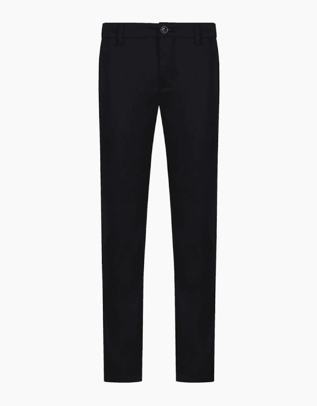 Slim Fit Black Chino Trouser