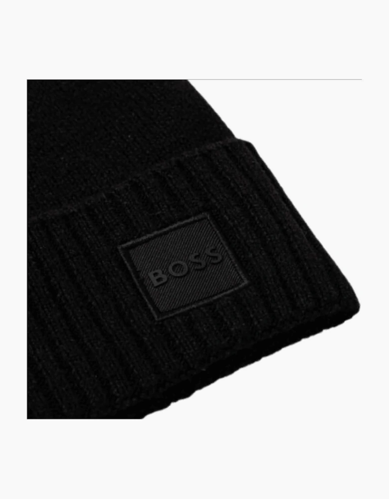 Akaio_R Black Beanie Hat