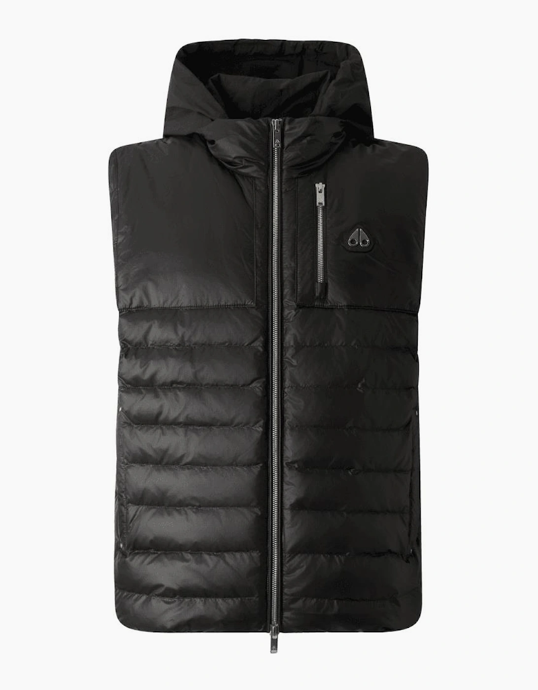 Cloud Walker Hooded Black Gilet