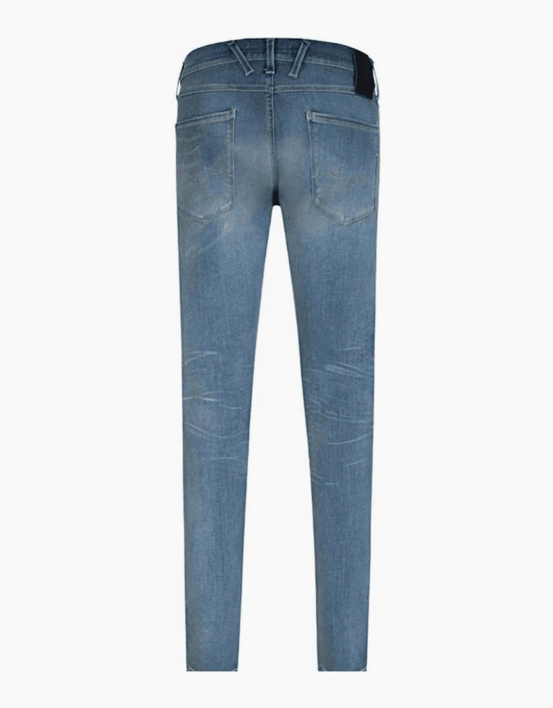 Anbass Hyperflex Stretch Light Wash Slim Fit Jeans